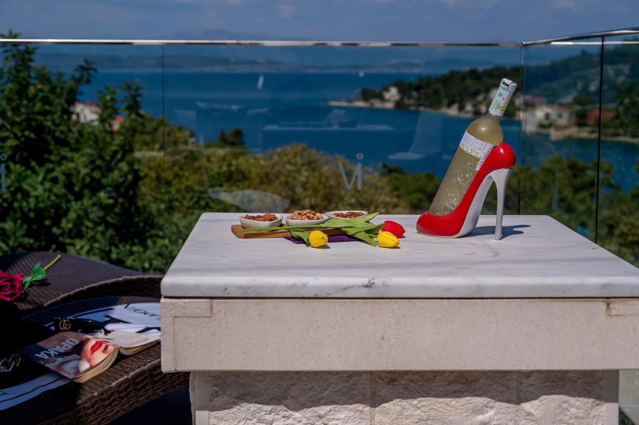 Uniquely Designed Villa Ivana With Outdoor Jacuzzi Nearby The Pebble Banje Beach At The Island Of Solta Rogač Exterior foto